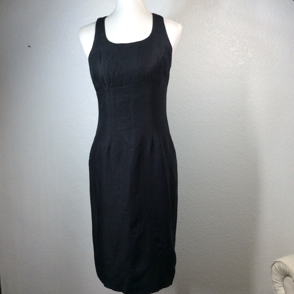 Vintage Geary Roark Kamisato backless linen dress
